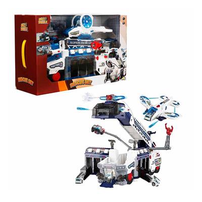 Sunman Maxx Wheels Sesli ve Işıklı Kurtarma Garaj Seti