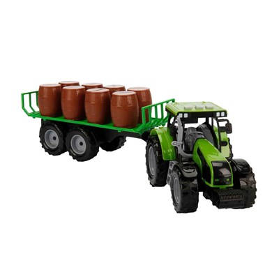 Sunman Sesli ve Işıklı Sürtmeli Römorklu Traktör