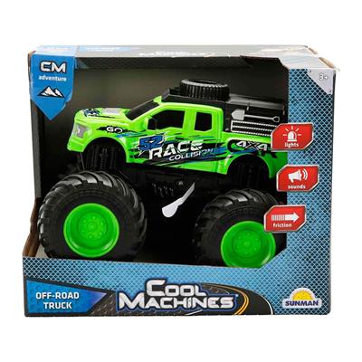 Sunman Sesli ve Işıklı Sürtmeli 4X4 Arazi Aracı