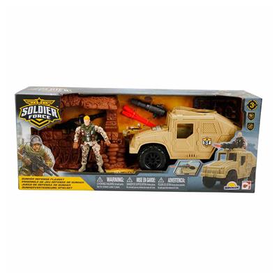 Sunman Soldier Force Rapidfire Askeri Araçlı Oyun Seti