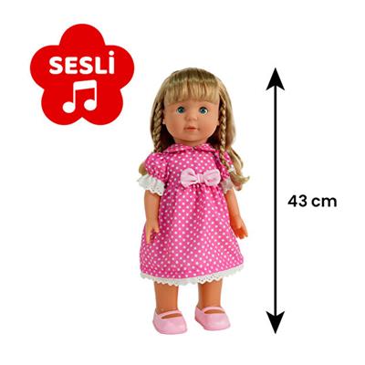 Mega 43 cm City Girl Şarkı Söyleyen ve Yürüyen Bebek