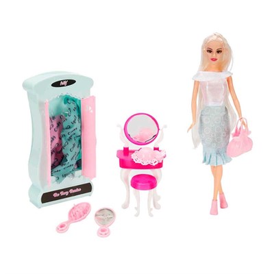 Oydaş Cindy Doll Dolaplı Makyaj Masalı Bebek