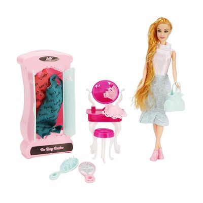 Oydaş Cindy Doll Dolaplı Makyaj Masalı Bebek