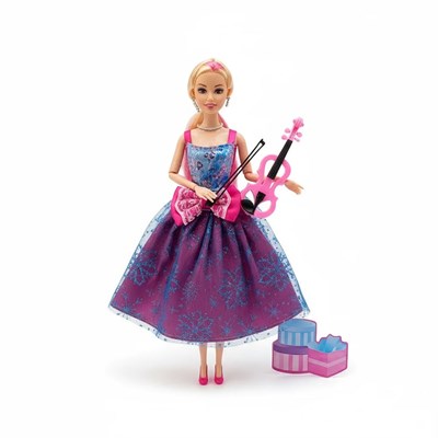 Samatlı Oyuncak Aksesuarlı Büyük Boy Bebek