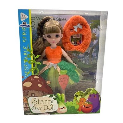 Samatlı Kutulu Starry Sky Doll Bebek
