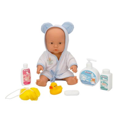 Bebelou Banyo Zamanı Bebek Seti 35 cm