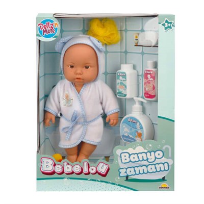 Bebelou Banyo Zamanı Bebek Seti 35 cm