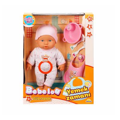 Bebelou Yemek Zamanı Sesli Bebek Seti 35 cm