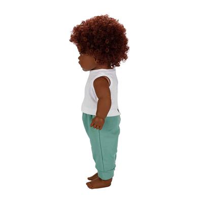 Sunman Dada Kıvırcık Saçlı Bebek 60 cm