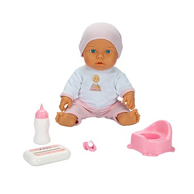 Sunman Sesli Bebelou Tuvalet Zamanı Bebek Seti 32 cm