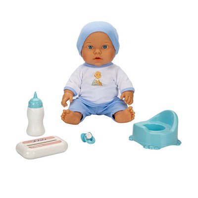 Sunman Sesli Bebelou Tuvalet Zamanı Bebek Seti 32 cm