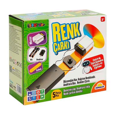 Sunman Stem Renk Çarkı Bilim Seti