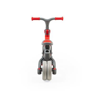 Baby2Go Kırmızı Go Bike Ebeveyn Kontrollü İtmeli 3 Teker Katlanır Bisiklet