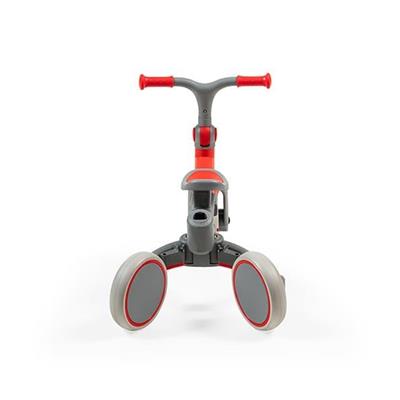 Baby2Go Kırmızı Go Bike Ebeveyn Kontrollü İtmeli 3 Teker Katlanır Bisiklet