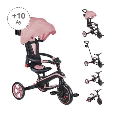 Globber Explorer 4in1 Katlanabilir Bisiklet Koyu Pastel Pembe