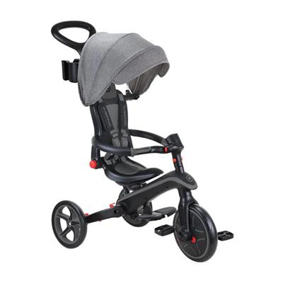 Globber Explorer 4in1 Katlanabilir Bisiklet Siyah Gri