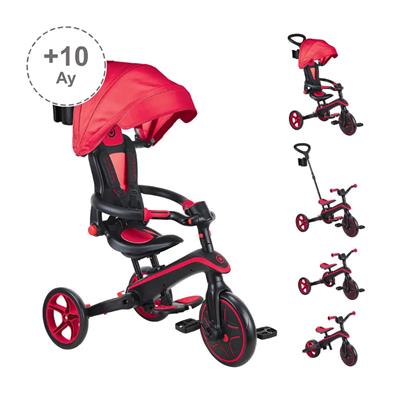 Globber Explorer 4in1 Katlanabilir Bisiklet Kırmızı