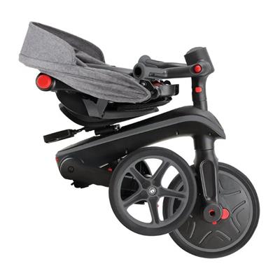 Globber Explorer 4in1 Katlanabilir Bisiklet Siyah Gri