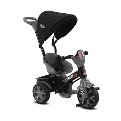 Ümit Babyhope Bobo Speed Tenteli Gri 3 Teker İtmeli Bisiklet