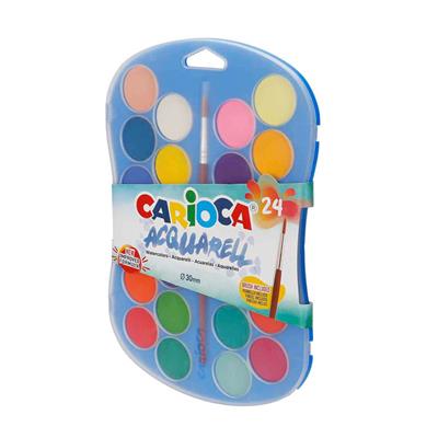 Carioca Sulu Boya 30 mm 24 Renk Yeni Formül