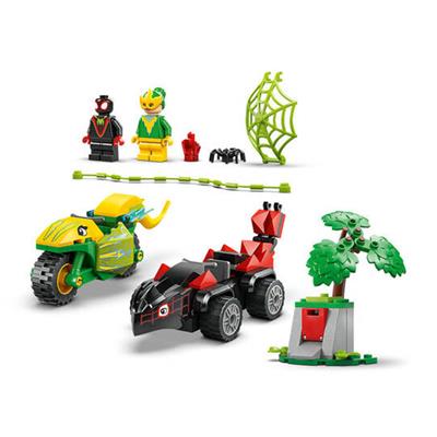 LEGO Spidey Spin ve Electro Dinozor Aracı Takibi 124 Parça