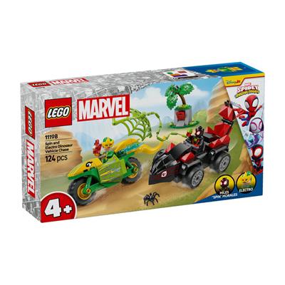 LEGO Spidey Spin ve Electro Dinozor Aracı Takibi 124 Parça
