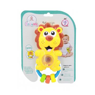 Birlik Babycim Neşeli Sesli Pilli Aslan Çıngırak