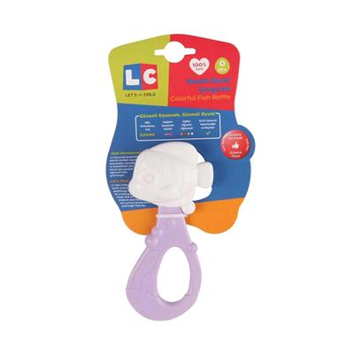 Lets Be Child Renkli Balık Çıngırak
