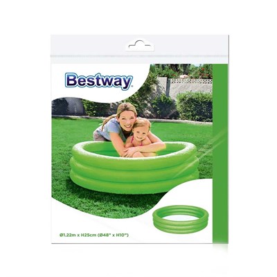 Bestway 122x25 Cm Üç Bölmeli Şişme Havuz