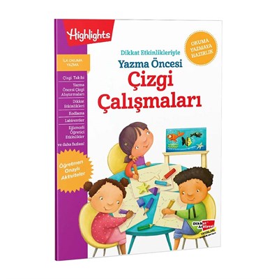 Dikkat Atölyesi Dikkat Etkinlikleriyle Yazma Öncesi Çizgi Çalışmaları