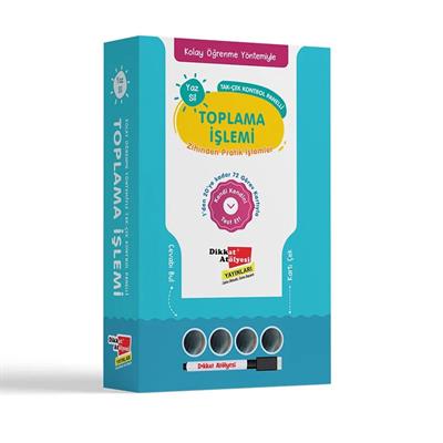 Dikkat Atölyesi Kolay Öğrenme Yöntemiyle Yaz Sil Toplama İşlemi