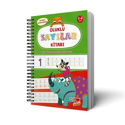 Dikkat Atölyesi Oluklu Sayılar Kitabı Sihirli Kalem Hediyeli