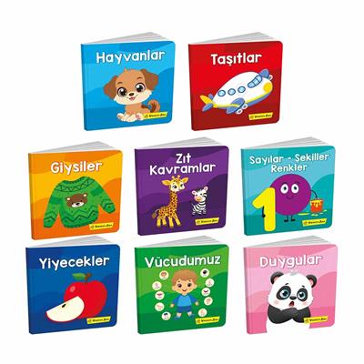 6-24 Ay Zeki Bebek Kütüphanesi 8li Kitap Seti
