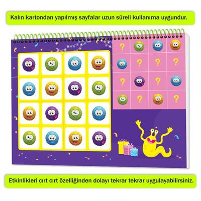 Cırt Cırtlı Dikkat Geliştiren Etkinlik Kitabım 4-6 Yaş