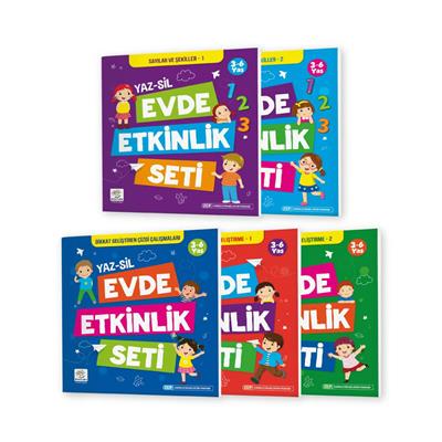 Evde Etkinlik Seti Çizgi Çalışmaları 3-6 Yaş