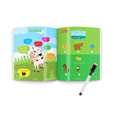 Konuşturan Kitap Yaz Sil 1000 Kelime 2-4 Yaş