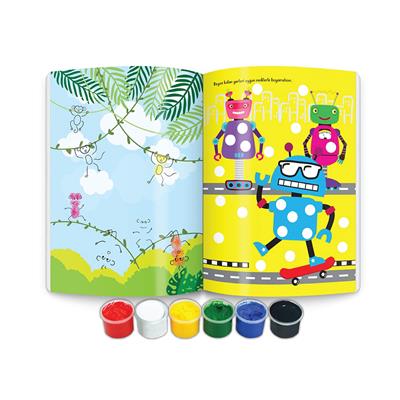 Parmak Boyama Kitabım 3-6 Yaş Set