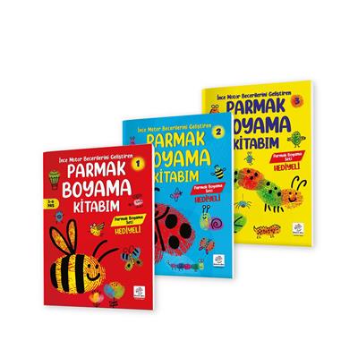 Parmak Boyama Kitabım 3-6 Yaş Set