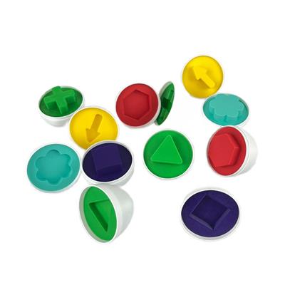 3D Baskılı 12 li Geometrik Yumurta Eğitici