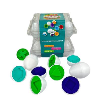 3D Baskılı 12 li Geometrik Yumurta Eğitici