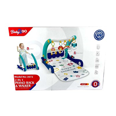 Baby 2 Go 2si 1 Arada Mavi Piyanolu İlk Arabam ve Oyun Halısı