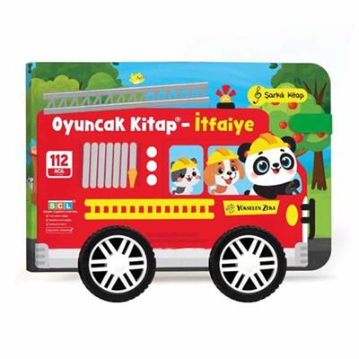 Oyuncak Kitap İtfaiye Gerçek Tekerlekli