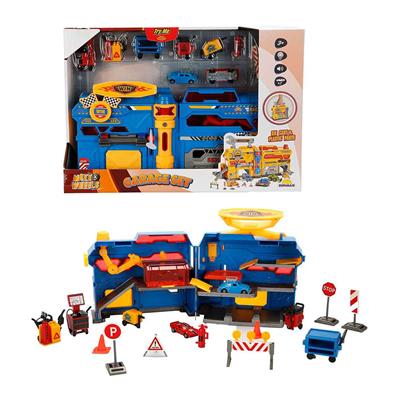 Sunman Maxx Wheels Sesli ve Işıklı Garaj Seti