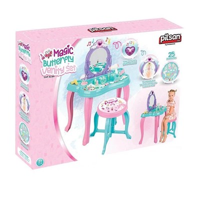 Pilsan Sihirli Kelebek Makyaj Masası Pembe