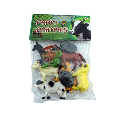 Kızılkaya Evcil Çiftlik Hayvan Seti 6lı