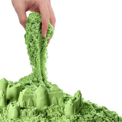 Dede Aksesuarlı Yeşil Kinetik Oyun Kumu 500 Gr