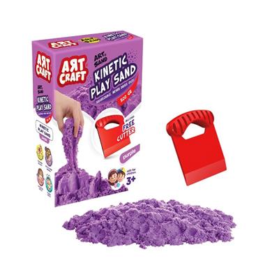 Dede Aksesuarlı Mor Kinetik Oyun Kumu 500 Gr