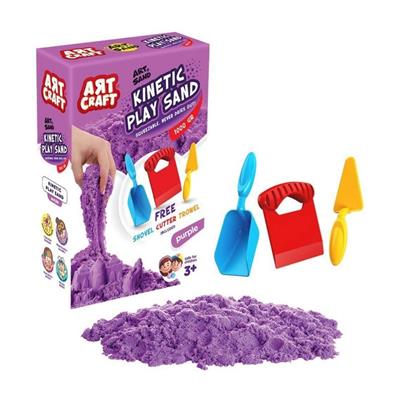 Dede Aksesuarlı Mor Kinetik Oyun Kumu 1000 Gr