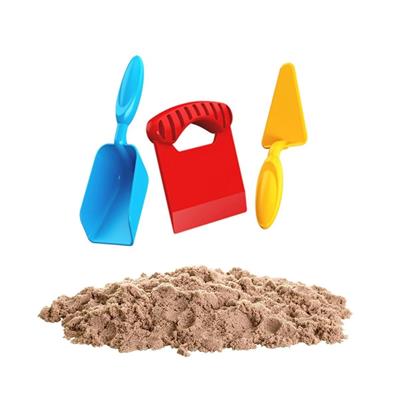 Dede Aksesuarlı Naturel Kinetik Oyun Kumu 1000 Gr