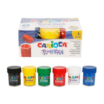 Carioca Tempera Sulul Boya Süper Yıkanabilir 6x25 Ml